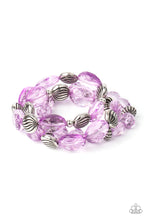 Load image into Gallery viewer, Crystal Charisma - Purple Bracelet
